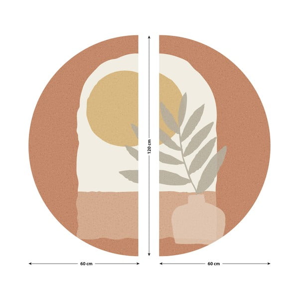 Zidna naljepnica 120x120 cm Sunrise and Olive Branch - Ambiance-image-3