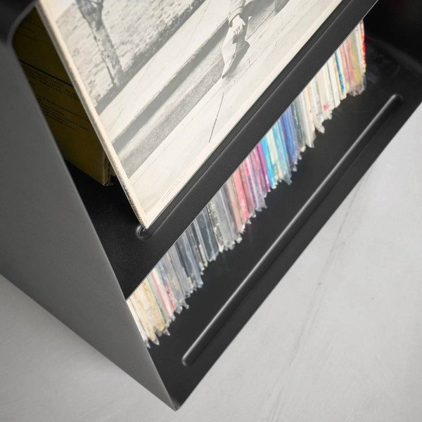 Crni metalni regal na kotačima 40x73x38 cm Tower – YAMAZAKI-image-4