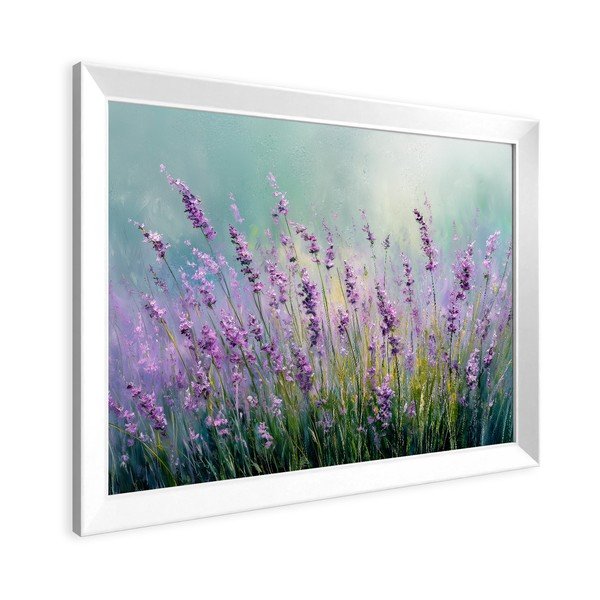 Tiskana slika s okvirom 75x56 cm Lavender – Styler-image-4