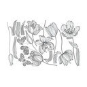 Set zidnih samoljepljivih naljepnica Ambiance Bright Tulips