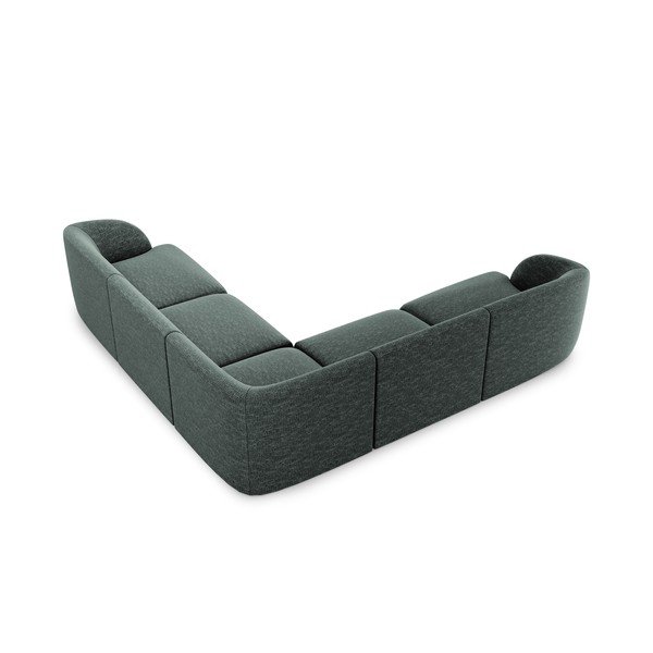 Tamno zelena kutna garnitura Miley - Micadoni Home-image-3