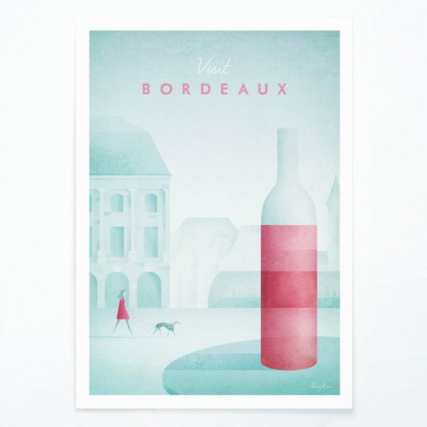 Poster Travelposter Bordeaux, A2