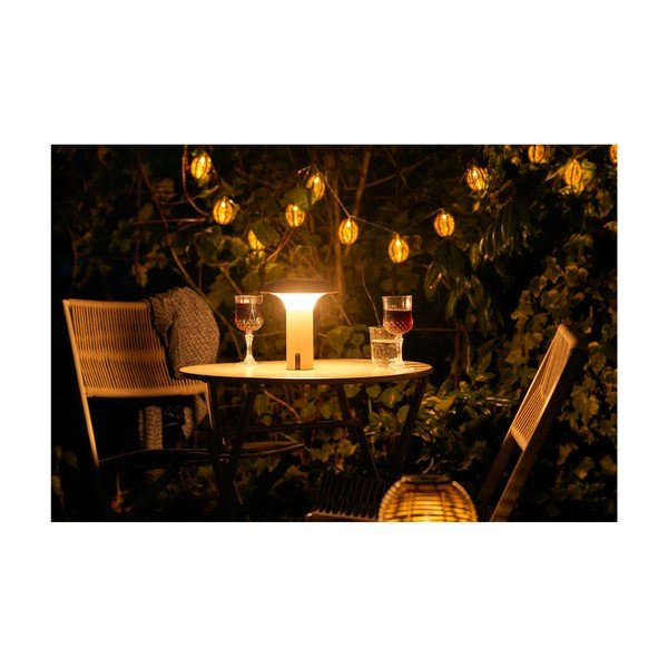 LED stolna vanjska svjetiljka s USB ø 18 cm Ramsey – House Nordic-image-2