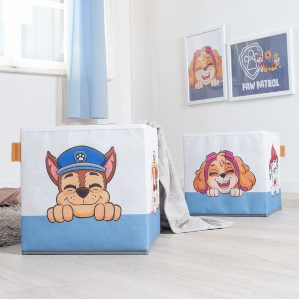 Tekstilni organizatori za dječje igračke u setu 2 kom 27x27x27 cm Paw Patrol – Roba-image-1