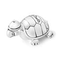 Metalna kutijica za prvi mliječni zub u srebrnoj boji ø 8x3 cm Turtle – Zilverstad