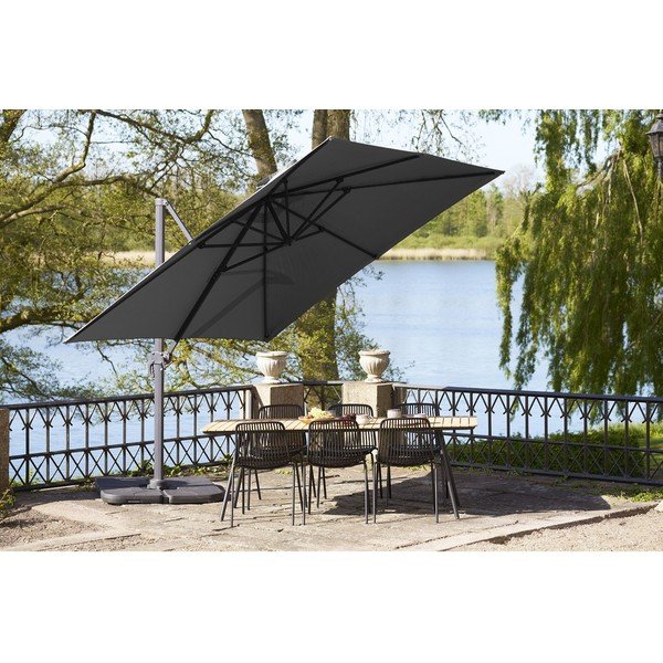 Crni suncobran ø 295 cm Baza – House Nordic-image-1