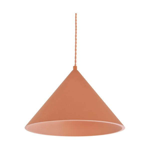 Ciglasta viseća svjetiljka s kamenim sjenilom ø 30 cm Vilma – SULION-image-3