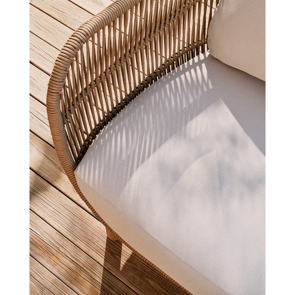 Bež podstavljena vrtna sofa Catalina – Kave Home-image-4