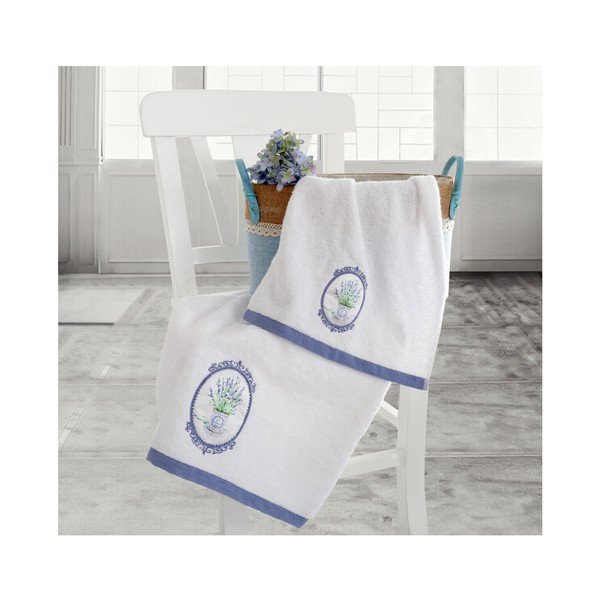 Set bijelog ručnika i ručnika Irya Home Spa, 30x50 cm i 50x90 cm-image-1