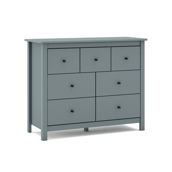 Komoda prljavo zelena od masivnog bora 110x80x40 cm Misti – Marckeric-image-2