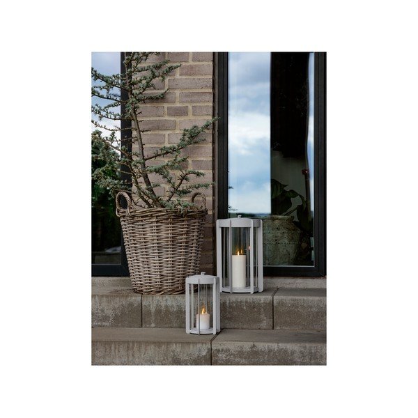 Svijetlo siva LED lanterna s USB (visina 25 cm) Firefly – Zone-image-4