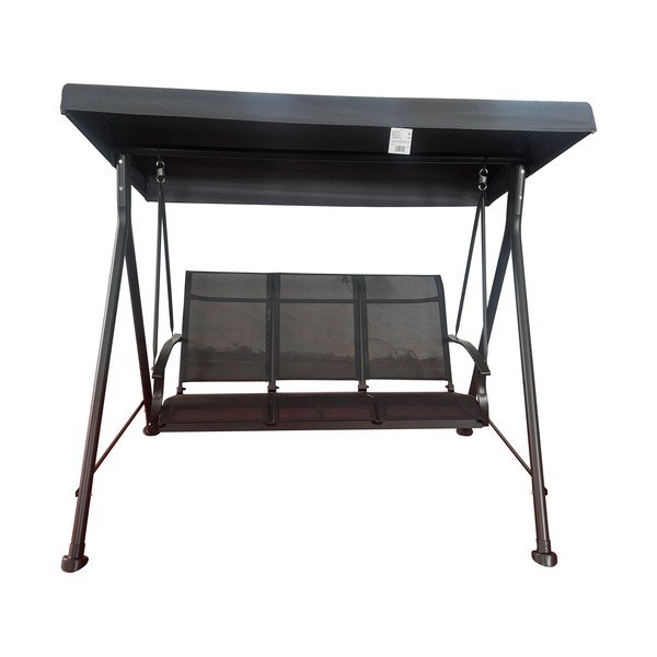 Siva metalna vrtna ljuljačka Hollywood II – Rojaplast