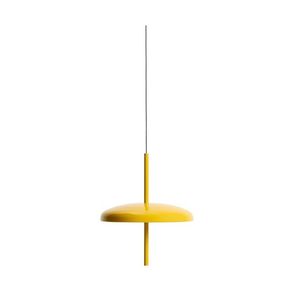 Žuta  LED viseća svjetiljka s mogućnosti zatamnjivanja s metalnim sjenilom ø 16 cm Porte – Kave Home