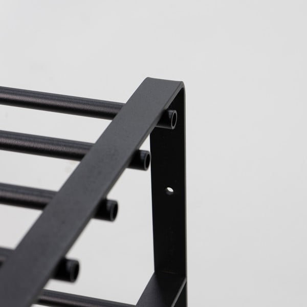 Crni metalni ormarić za cipele 70x48,5x29 cm Rex – Spinder Design-image-4