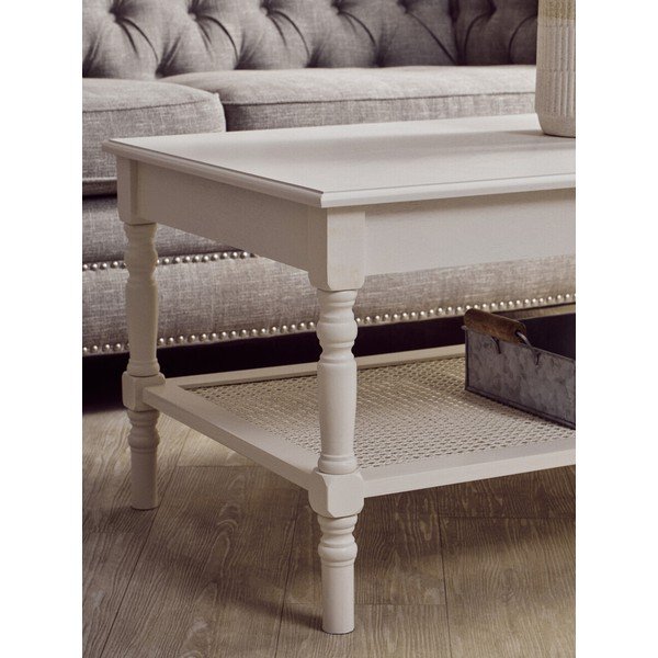 Bijeli stolić za kavu 60x120 cm Heritage – Premier Housewares-image-2