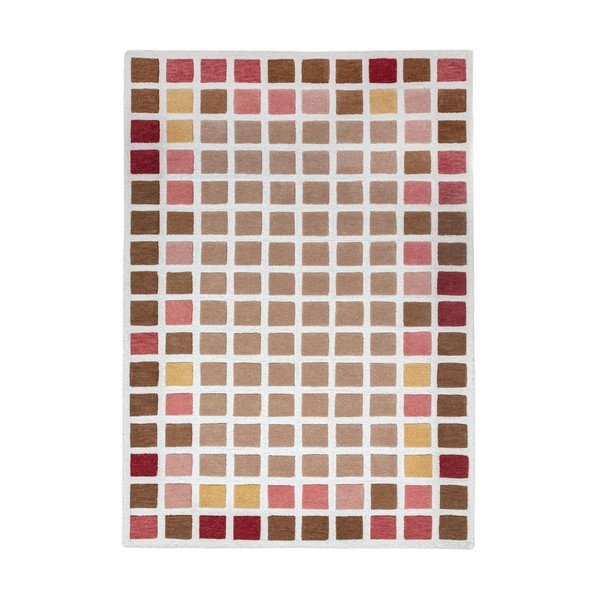 Ružičasti ručno rađen vunen tepih 140x200 cm Renga Wool – Flair Rugs