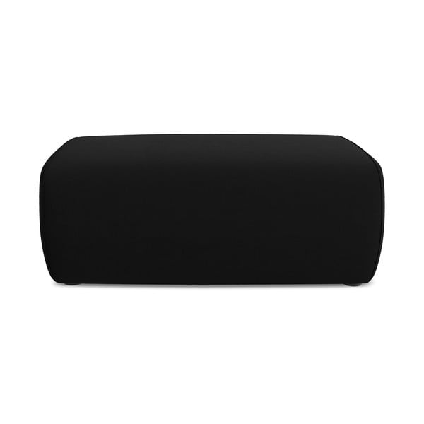 Crni baršunast tabure Kapua – Makamii