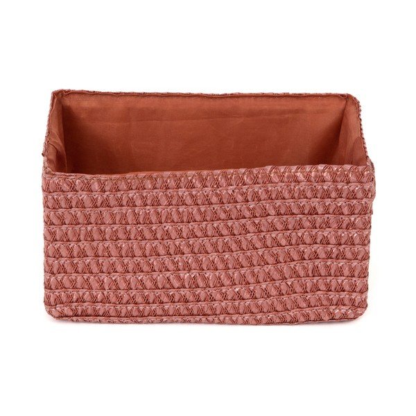 Crvena košara za pohranu Compactor Lilou Basket Terracotta-image-2