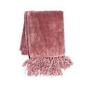 Ružičasti pokrivač Tiseco Home Studio Flanelo, 170 x 130 cm