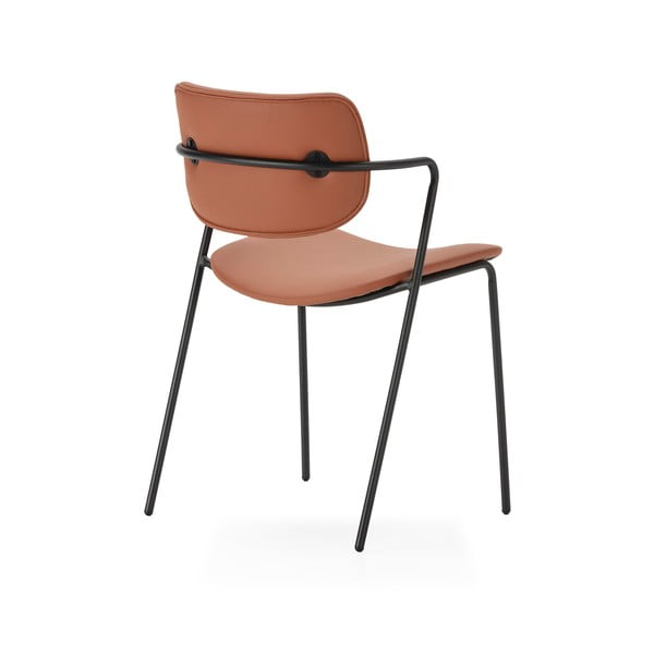 Ciglaste blagovaonske stolice u setu 2 kom Maika – Marckeric-image-3