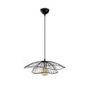 Crna viseća svjetiljka s metalnim sjenilom ø 50 cm Farac – Opviq lights