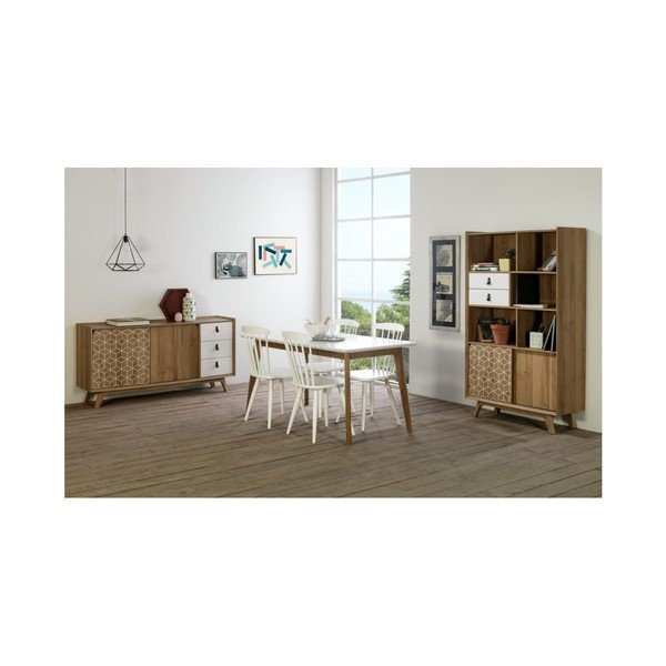 Set od 2 bijele stolice za blagovanje Marckeric Jade-image-2