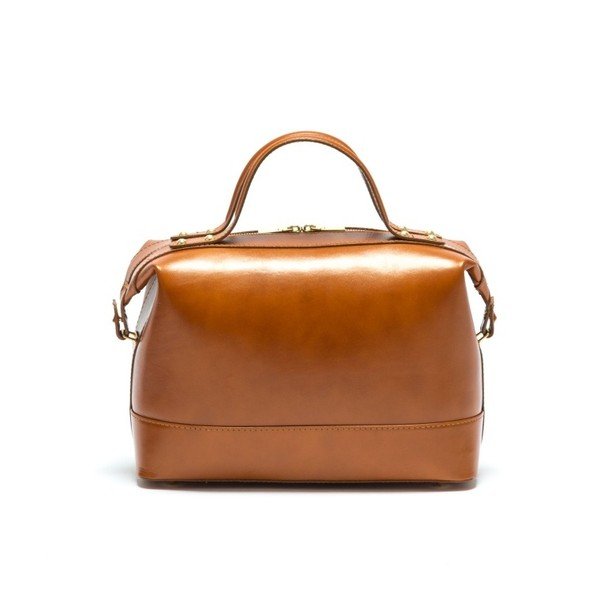 Kožna torbica Anna Luchini 355L Cognac-image-2
