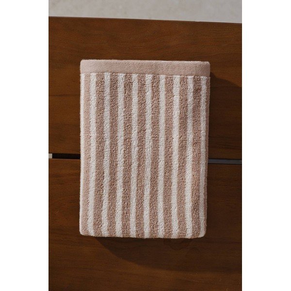 Bež/krem pamučan ručnik 50x70 cm Dixie – Jotex-image-1