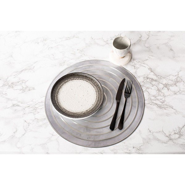 Podmetač u srebrnoj boji Tiseco Home Studio, ⌀ 39,5 cm-image-1