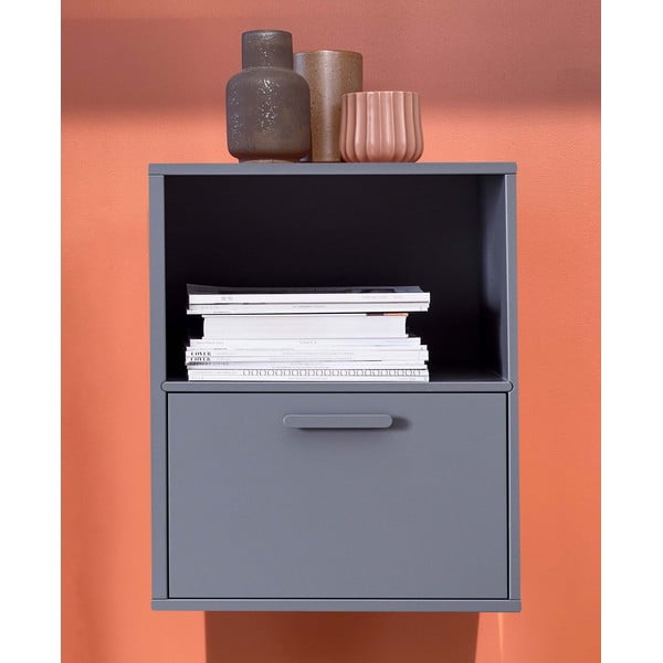 Sivi zidni noćni ormarić Keep by Hammel-image-1