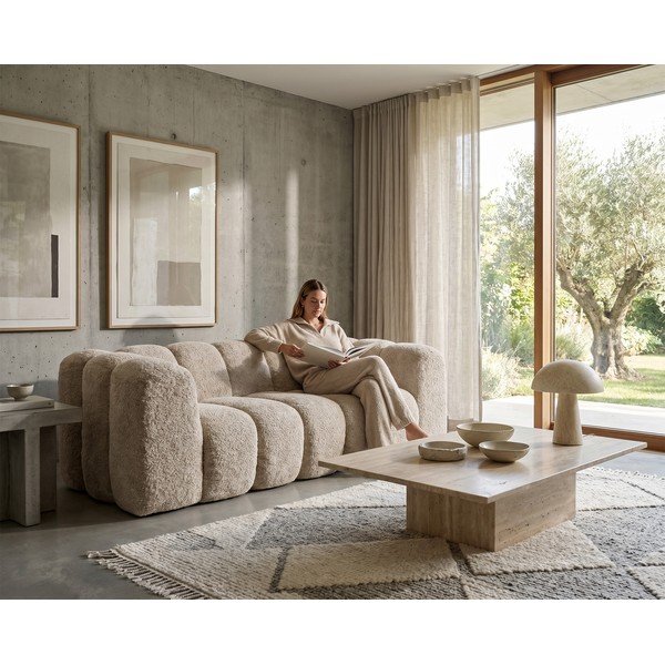 Bež sofa 214 cm Gajos – Marckeric-image-1