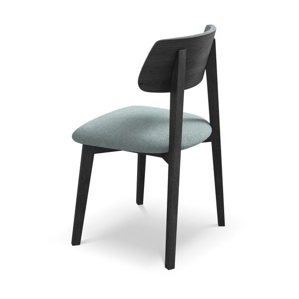 Plava blagovaonska stolica od masivnog drveta Niu – Makamii-image-3