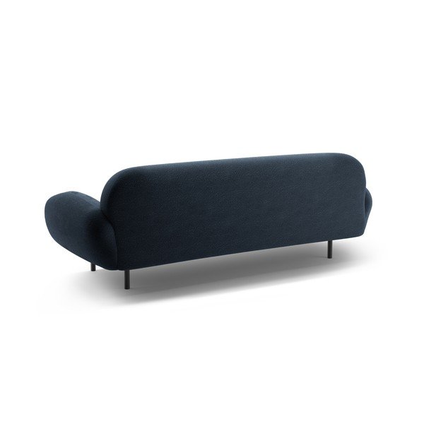 Tamno plava sofa od bouclé tkanine 208 cm Poppy – Micadoni -image-2
