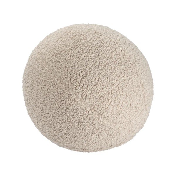 Svjetlo smeđi dječji jastuk za sjedenje od bouclé tkanine Ball – Wigiwama