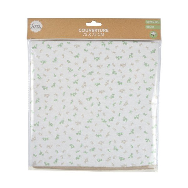 Bijela pamučna deka za bebe 75x75 cm Koala – Bébé Douceur-image-2