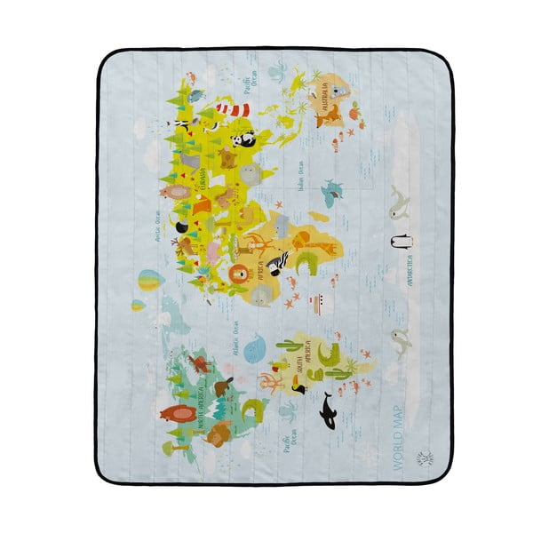Deka za piknik Butter Kings World Map, 180 x 145 cm