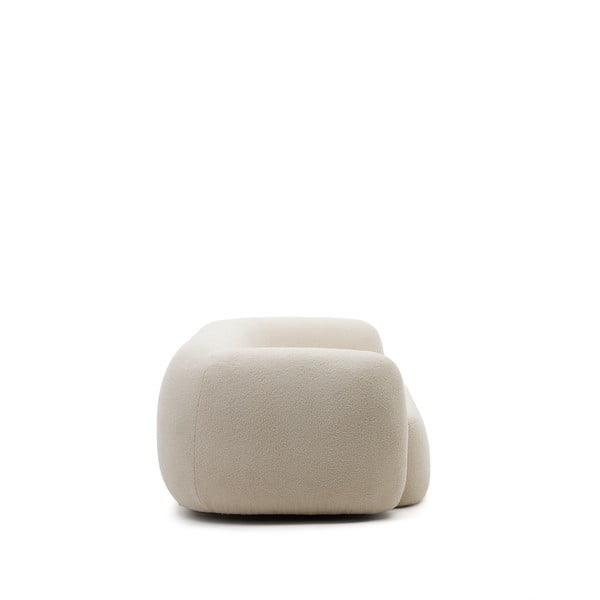Krem sofa od bouclé tkanine 246 cm Martina – Kave Home-image-3