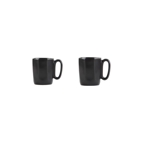 Crne šalice u setu 2 kom za espresso od kamenine 80 ml Fuori – Vialli Design