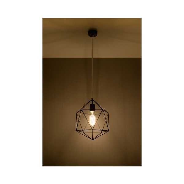 Crna viseća lampa Sollux Donato-image-2