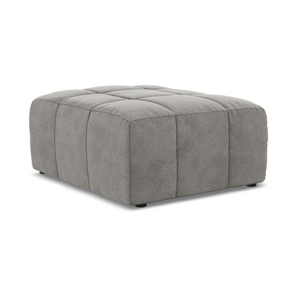 Sivi baršunast tabure Aloha – Makamii-image-3