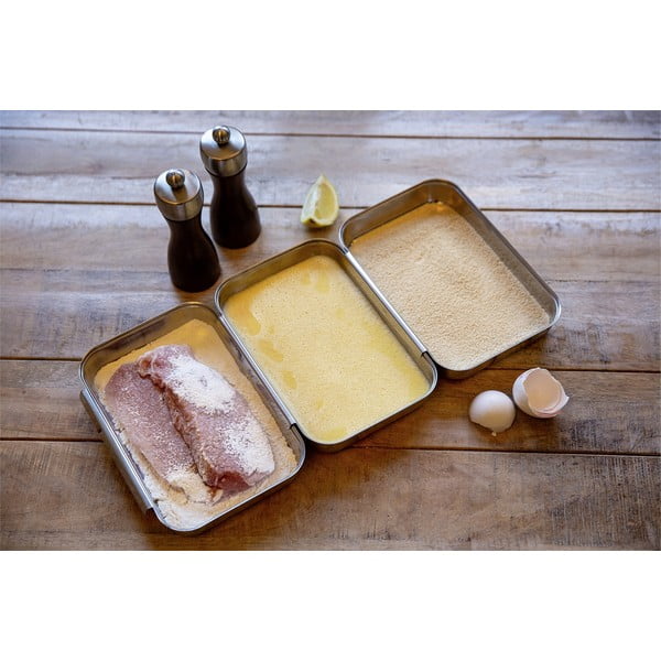 Set za prženje od nehrđajućeg čelika u srebrnoj boji – Maximex-image-4