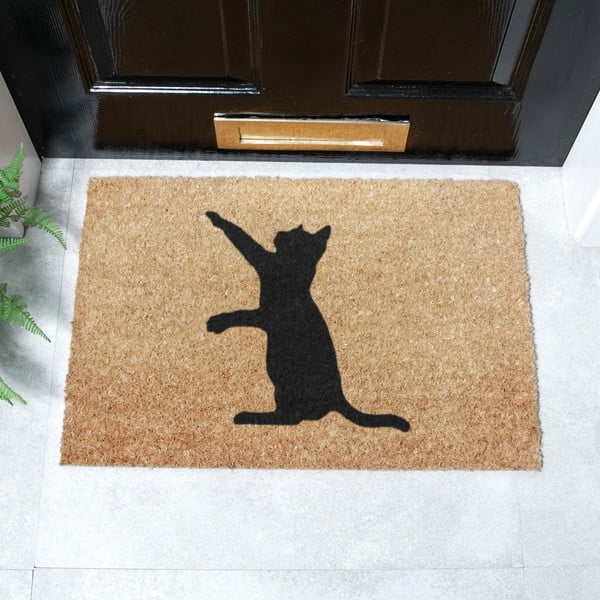 Otirač od kokosovih vlakana 40x60 cm Cat – Artsy Doormats-image-2