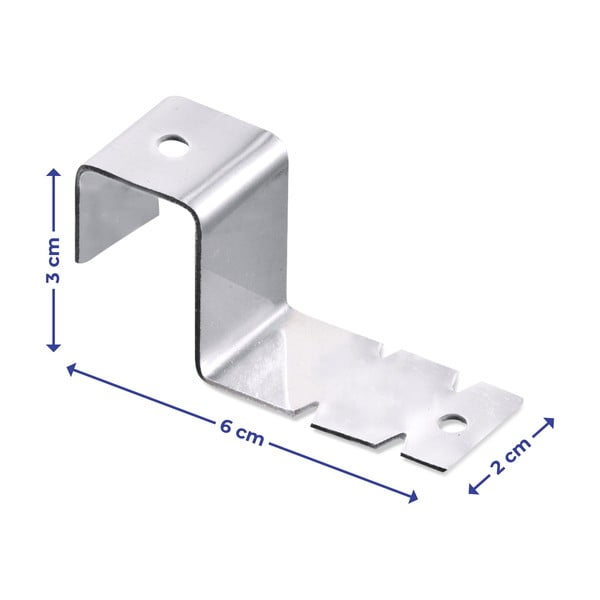 Kuke od nehrđajućeg čelika u setu od 2 kom - Maximex-image-3