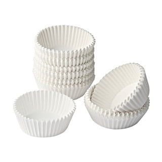 Set od 200 bijelih papirnatih košarica za pečenje Zenker Muffin, ø 5 cm