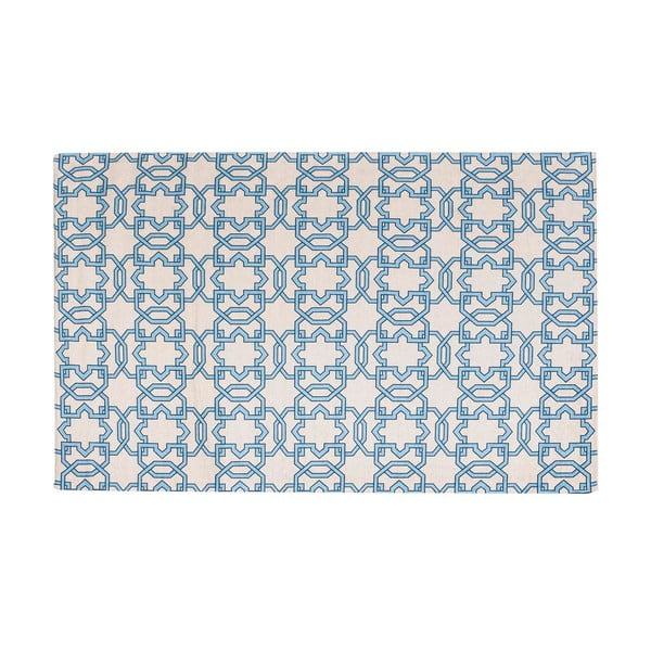Vrlo izdržljiv kuhinjski tepih Webtappeti Tiles Blue, 60 x 220 cm
