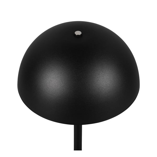 Mat crna LED stolna lampa s metalnim sjenilom (visina 21 cm) Munoz – Trio-image-3