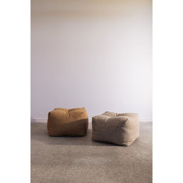 Bež/krem tabure od samta Buddy – Karup-image-4