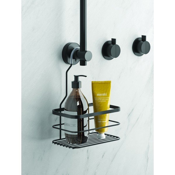 Crna viseća kupaonska polica Metaltex Origin-image-1