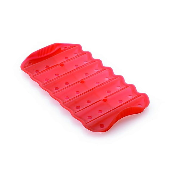 Crveni silikonski višenamjenski pladanj Lékué