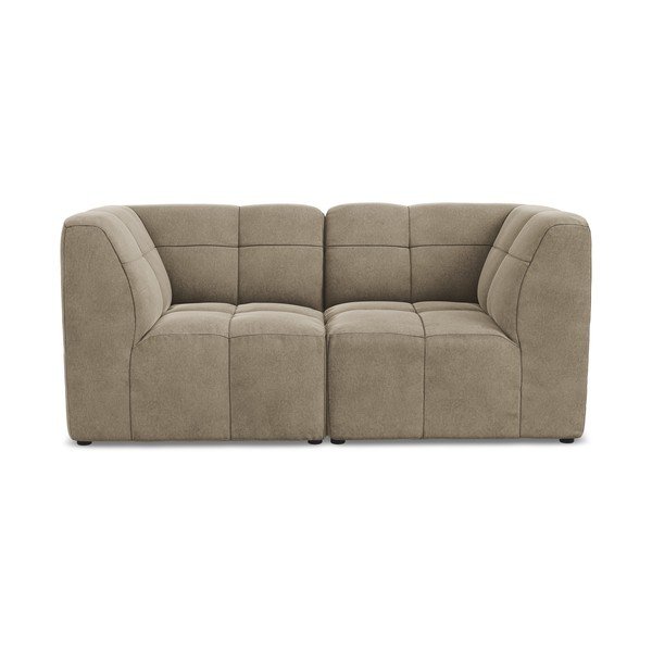 Smeđa baršunasti sofa 180 cm Aloha – Makamii